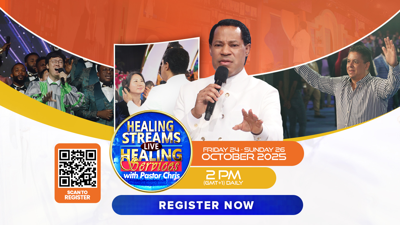 Register for the October Edition Healing Streams Live Healing Services with Pastor Chris